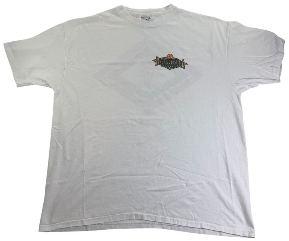 Vintage 90s SEC Baseball Tournament NCAA College Men's XL 1997 White T-Shirt